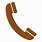 Brown Phone Icon