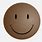 Brown Smiley-Face Emoji