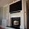 Built in TV above Fireplace