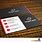 Business Card Template PSD Free Download