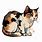 Calico Cat Illustration