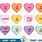 Candy Conversation Hearts Sayings