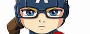 Captain America Cute Anime