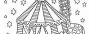 Carnival Coloring Pages for Preschool