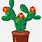 Cartoon Cactus in Pot