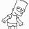 Cartoon Drawings Bart Simpson