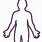 Cartoon Human Body Outline