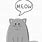 Cat Meow Clip Art