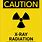 Caution X-ray Sign