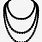 Chain Necklace Clip Art Black and White