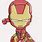 Chibi Iron Man Cartoon