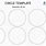 Circle Template Printable Full Page