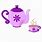 Clip Art Teapots and Teacups