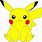Clip Art of Pikachu