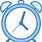 Clock Icon Blue