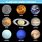 Color of the Planets in Order