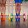 Colored Pointe Shoes Ballet