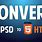 Convert PSD HTML