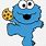 Cookie Monster Cute Cartoon