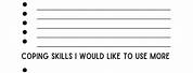 Coping Skills for Addiction Worksheets