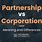 Corporation vs Partnership