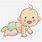 Crawling Baby Emoji