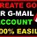 Create a Google Account Gmail