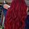 Crimson Red Hair Color
