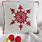 Crochet Snowflake Pillow Pattern