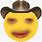 Crying Cowboy Emoji