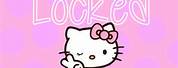 Cute Hello Kitty Lock Screen Wallpaper