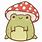 Cute Kawaii Mushroom Frog