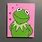 Cute Kermit Painting