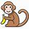 Cute Monkey Icon