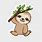 Cute Sloth Emoji