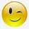 Cute Wink Face Emoji