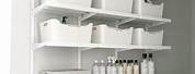 DIY Laundry Room Storage Shelves