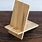 DIY Wood Cell Phone Stand