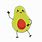 Dancing Avocado Cartoon