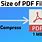 Decrease PDF File Size