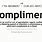 Define Compliment
