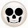 Detailed Skull. Emoji