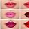 Different Color Lipstick