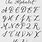 Different Ways to Write the Alphabet