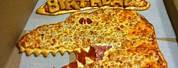 Dino Shaped Pizza