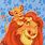 Disney Lion King Simba and Mufasa