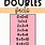 Doubles Math Facts