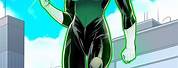 Drawing Green Lantern Woman