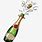 Drawing of Champagne Bottle