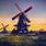 Dutch Windmill Art